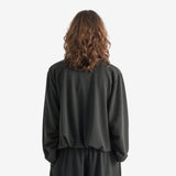 MeiMeij Balloon Blouse In Black