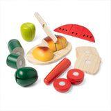 Melissa & Doug Wooden Cutting Food Set