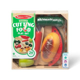 Melissa & Doug Wooden Cutting Food Set