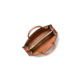 Michael Kors Cornelia MD Buckle Satchel In Luggage