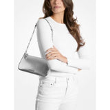 Michael Kors Empire MD Chain Pouchette In Silver