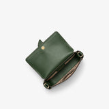 Michael Kors Greenwich Extra-Small Saffiano Leather Sling Crossbody Bag in Amazon Green