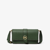 Michael Kors Greenwich Extra-Small Saffiano Leather Sling Crossbody Bag in Amazon Green