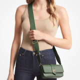 Michael Kors Greenwich Extra-Small Saffiano Leather Sling Crossbody Bag in Amazon Green