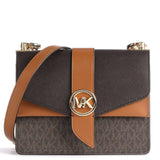 Michael Kors Greenwich Small Crossbody Bag Brown Acorn