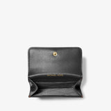 Michael Kors Hamilton Legacy Small Leather Card Case in Black