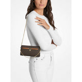 Michael Kors Hamilton Moderne Extra-small Signature Logo Convertible Crossbody Bag In Acorn