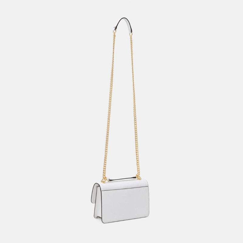 Michael Kors Heather Crossbody Extra Small Bag Optic White – Elys Wimbledon