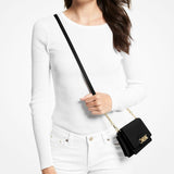 Michael Kors Heather Small Crossbody Bag In Black
