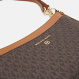 Michael Kors Jet Charm Pochette Crossbody Handbag Brown/Acorn