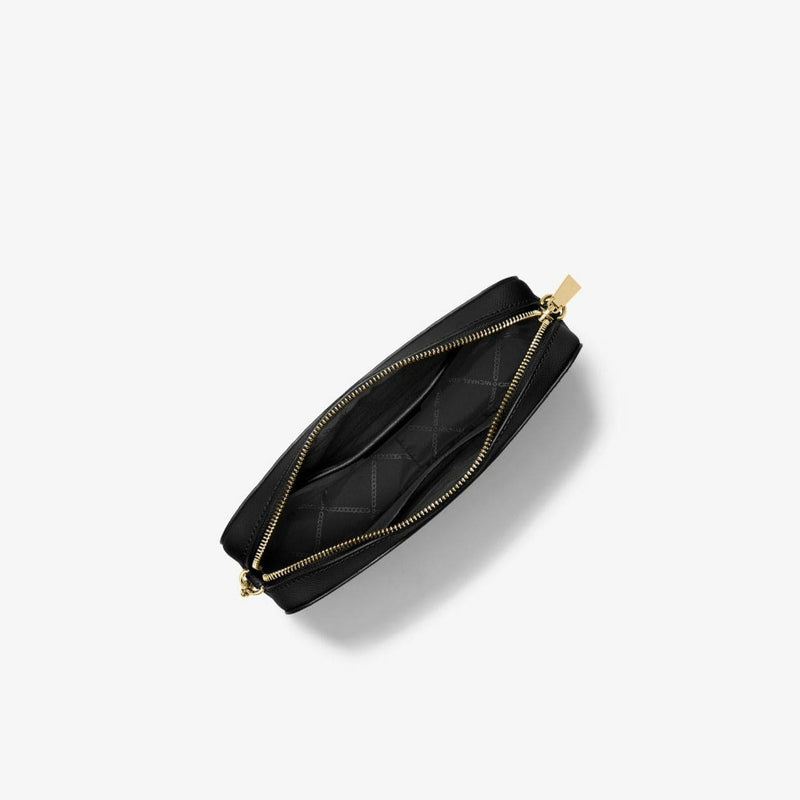 Michael Kors Jet Set Large Saffiano Leather Crossbody Bag in Black – Elys  Wimbledon