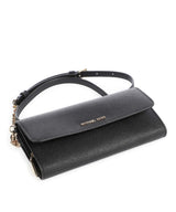 Michael Kors Jet Set Leather Crossbody Bag in Black