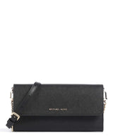 Michael Kors Jet Set Leather Crossbody Bag in Black