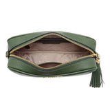 Michael Kors Jet Set Medium Camera Bag in Amazon Green