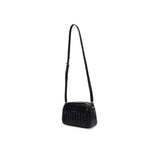 Michael Kors Jet Set Xbody In Black Circle Weave