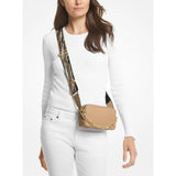 Michael Kors Jet Set Zip Camera Crossbody Bag in Camel