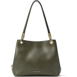Michael Kors Kensington Large Pebbled Leather Tote Bag In Ivy