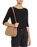 Michael Kors Lydia Medium Flap Messenger In Husk
