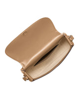 Michael Kors Lydia Medium Flap Messenger In Husk