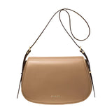 Michael Kors Lydia Medium Flap Messenger In Husk