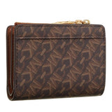 Michael Kors Md Snap Coin Billfold In Brown / luggage
