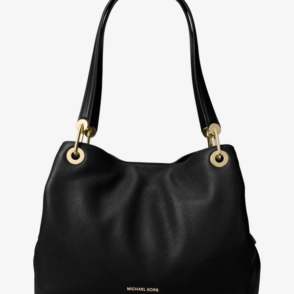 Michael kors fulton sales signature large shoulder tote