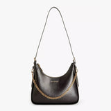 Michael Kors Wilma Leather Shoulder Bag, Black
