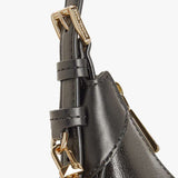 Michael Kors Wilma Leather Shoulder Bag, Black