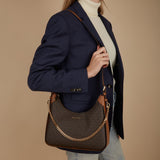 Michael Kors Wilma Medium Crossbody Bag Brown/Acorn
