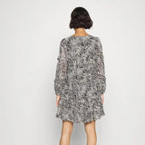 Michael Kors Zebra Georgette Midi Dress