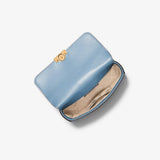 MICHAEL Michael Kors Tribeca Small Studded Suede Shoulder Bag In Chambray