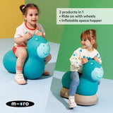 Micro Scooters Micro Ride on Space Hopper In Aqua