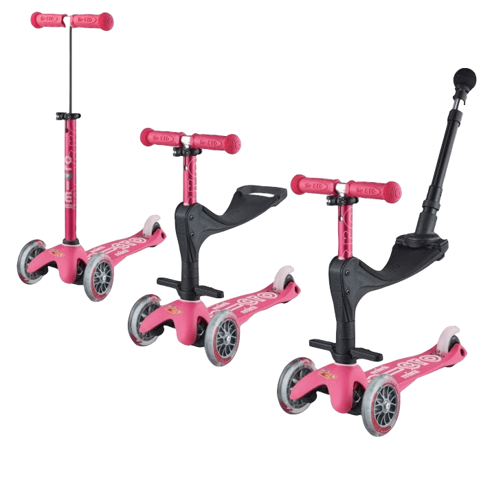 Micro Scooters 3 in 1 Deluxe Plus Pink
