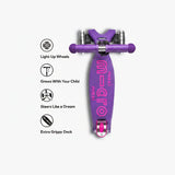 Micro Scooters Maxi Micro Deluxe LED In Purple