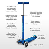 Micro Scooters Maxi Micro Deluxe LED Navy