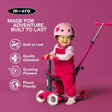 Micro Scooters Mini 2 Grow Light Up 4 In 1 Scooter In Pink