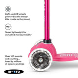 Micro Scooters Mini Micro LED In Pink