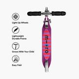 Micro Scooters Sprite Foldable LED Scooter In Purple