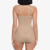 Miraclesuit  Modern Miracle Torsette Bodybriefer with LYCRA® FitSense Technology in Warm Beige