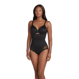 Miraclesuit Sexy Sheer Shaping High-waist Brief In Black