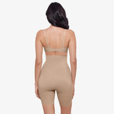 Miraclesuit Tummy Tuck High-waist Thigh Slimmer In Warm Beige