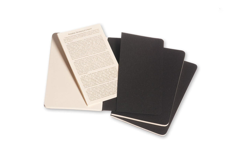 Moleskine Cahier Journals Large Plain Black