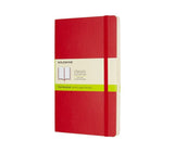 Moleskine Notebook Large Plain Scarlet Red Soft Cover