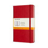 Moleskine Notebook Large Ruled Scarlet Red Hard Cover