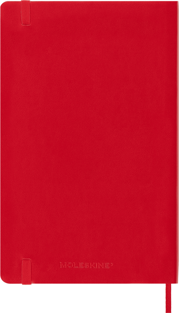 Moleskine Classic Diary 2024 Large 13x21cm Weekly, soft cover, 12 months, Scarlet Red