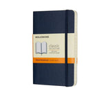 Moleskine Notebook Pocket Ruled Sapphire Blue Soft Cover