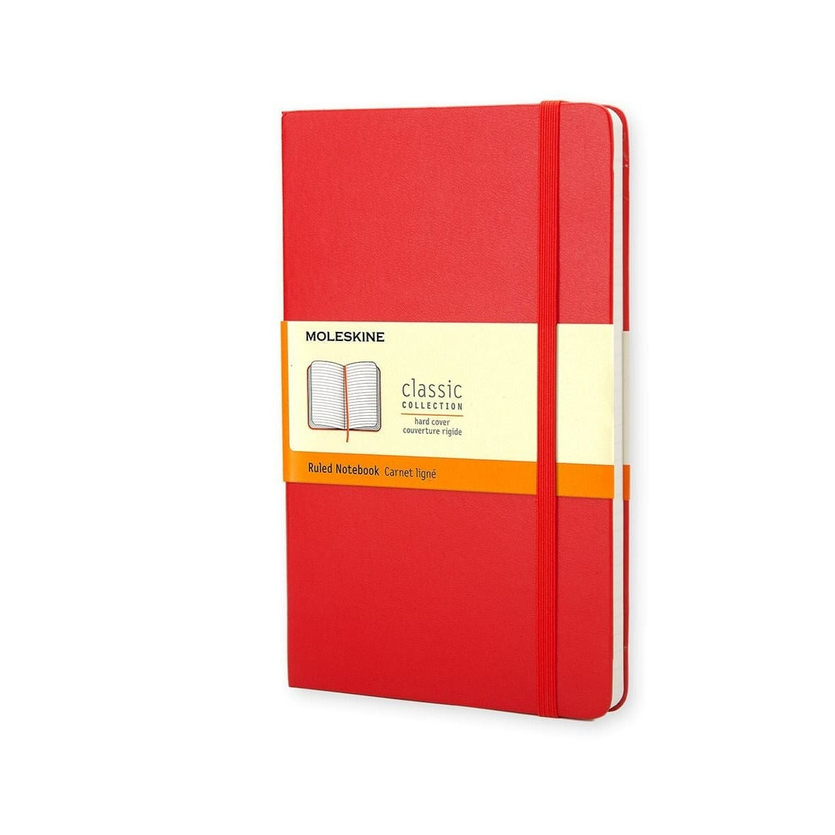 Moleskine Notebook Pocket Ruled Scarlet Red Hard  Cover