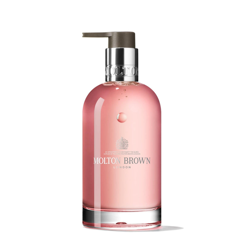 Molton Brown Delicious Rhubarb & Rose Fine Liquid Hand Wash Glass Bottle 200ml