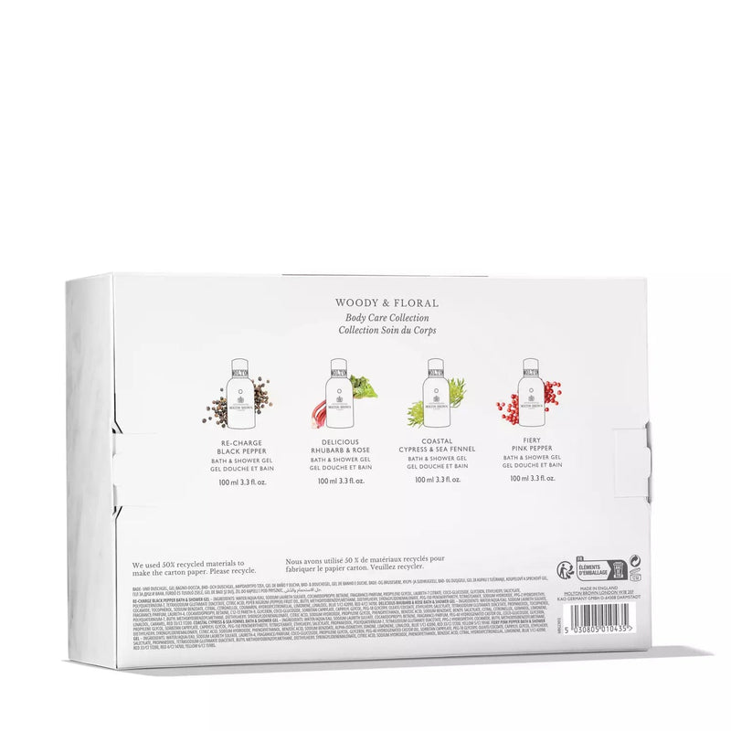 Molton Brown Woody & Floral Body Care Collection