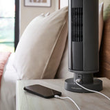 Morphy Richards Air Flex 14" Personal Cooling Tower Fan with Built-In Device Charger